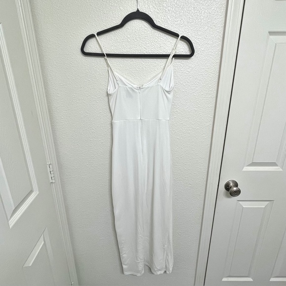 Hello Molly Time Winner Midi Dress Small Elegant White Cocktail - Picture 3 of 10